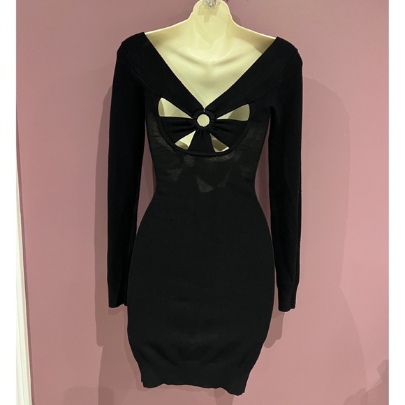 Black Mini sweater dress from Guess - Picture 2 of 2